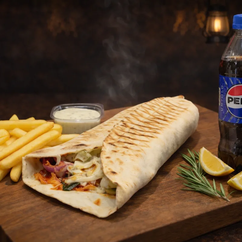 Art meniu kebab Arab
